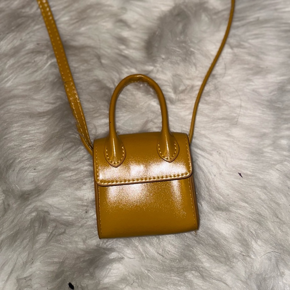 Miniature Gold Crossbody bag